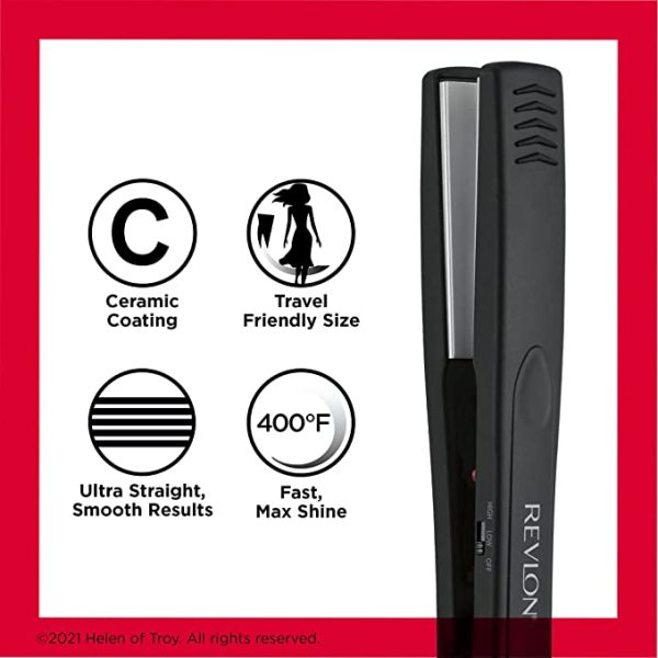 Revlon Ultra Straight Ceramic Hair Flat Iron 1a?? - Image 6